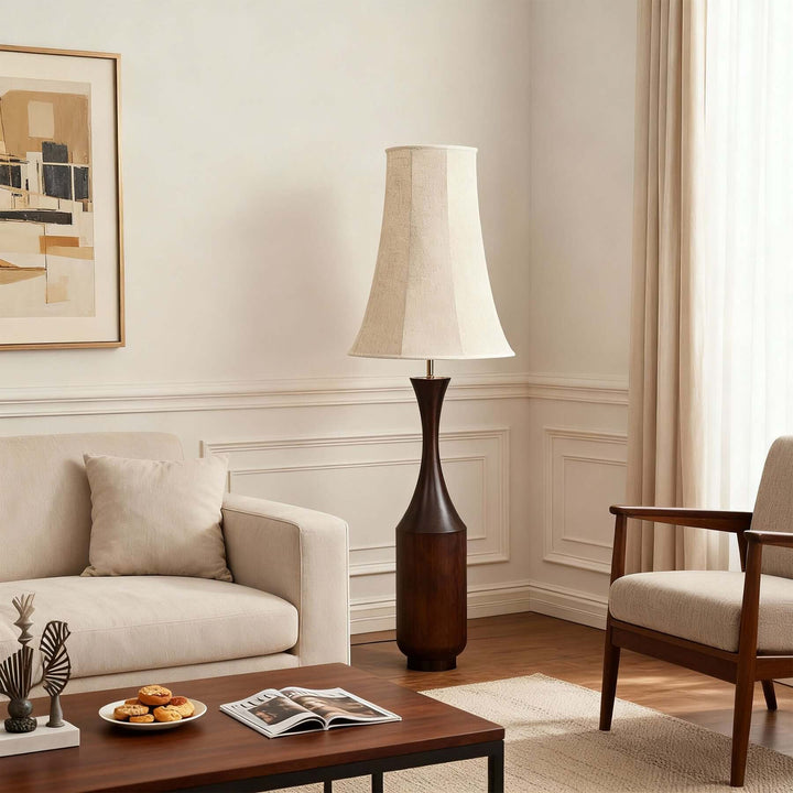 Rimavo Floor Lamp – Retro Wabi-sabi Fabric Lamp