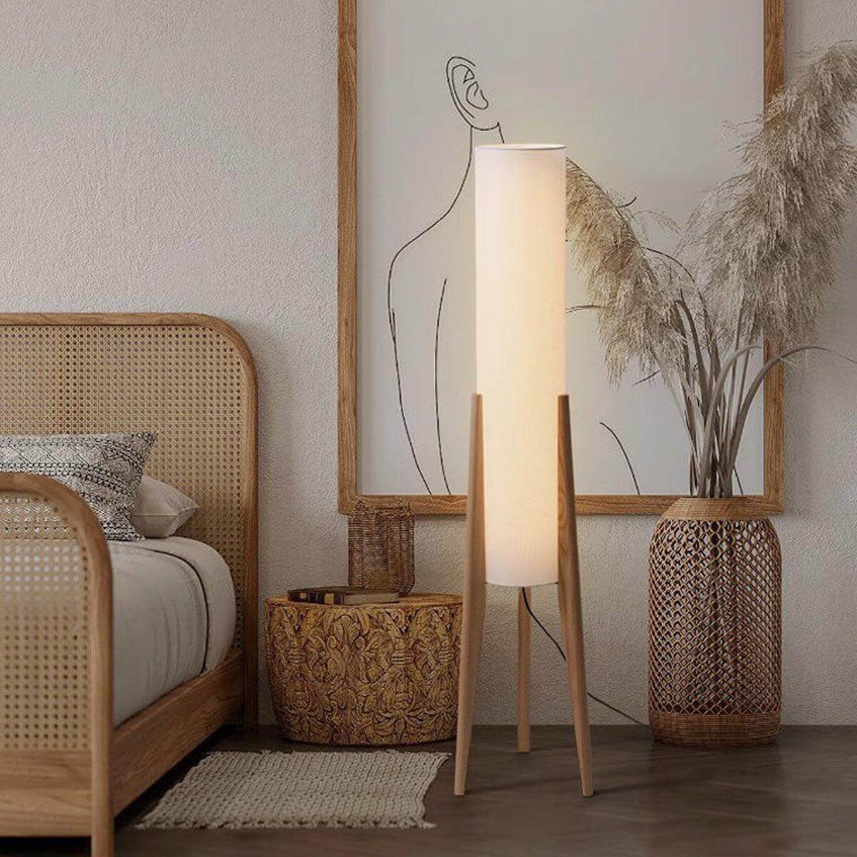 Rocket Tripod Floor Lamp – Minimalist Japanese-Inspired Lighting