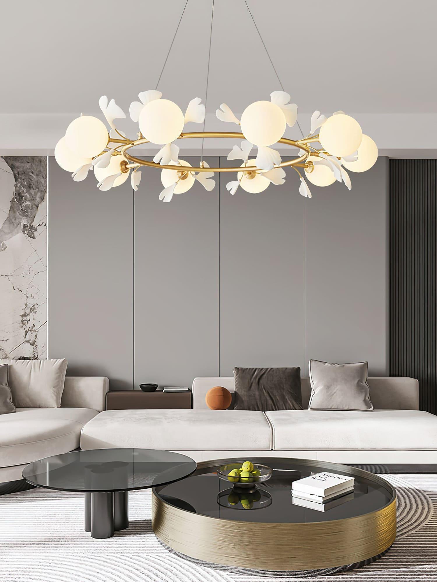 Rosalia Ginkgo Chandelier - Vinlighting