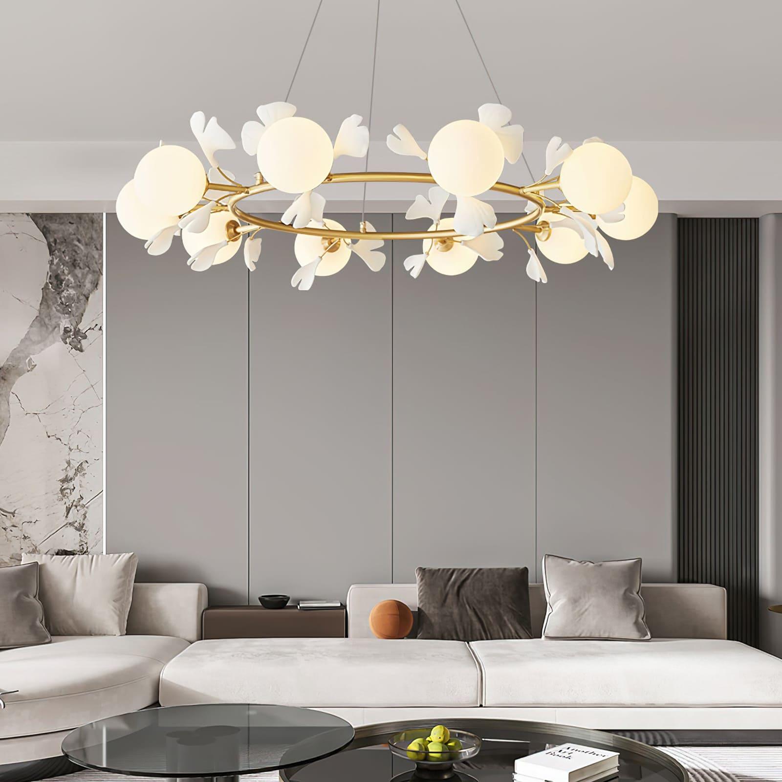 Rosalia Ginkgo Chandelier - Vinlighting