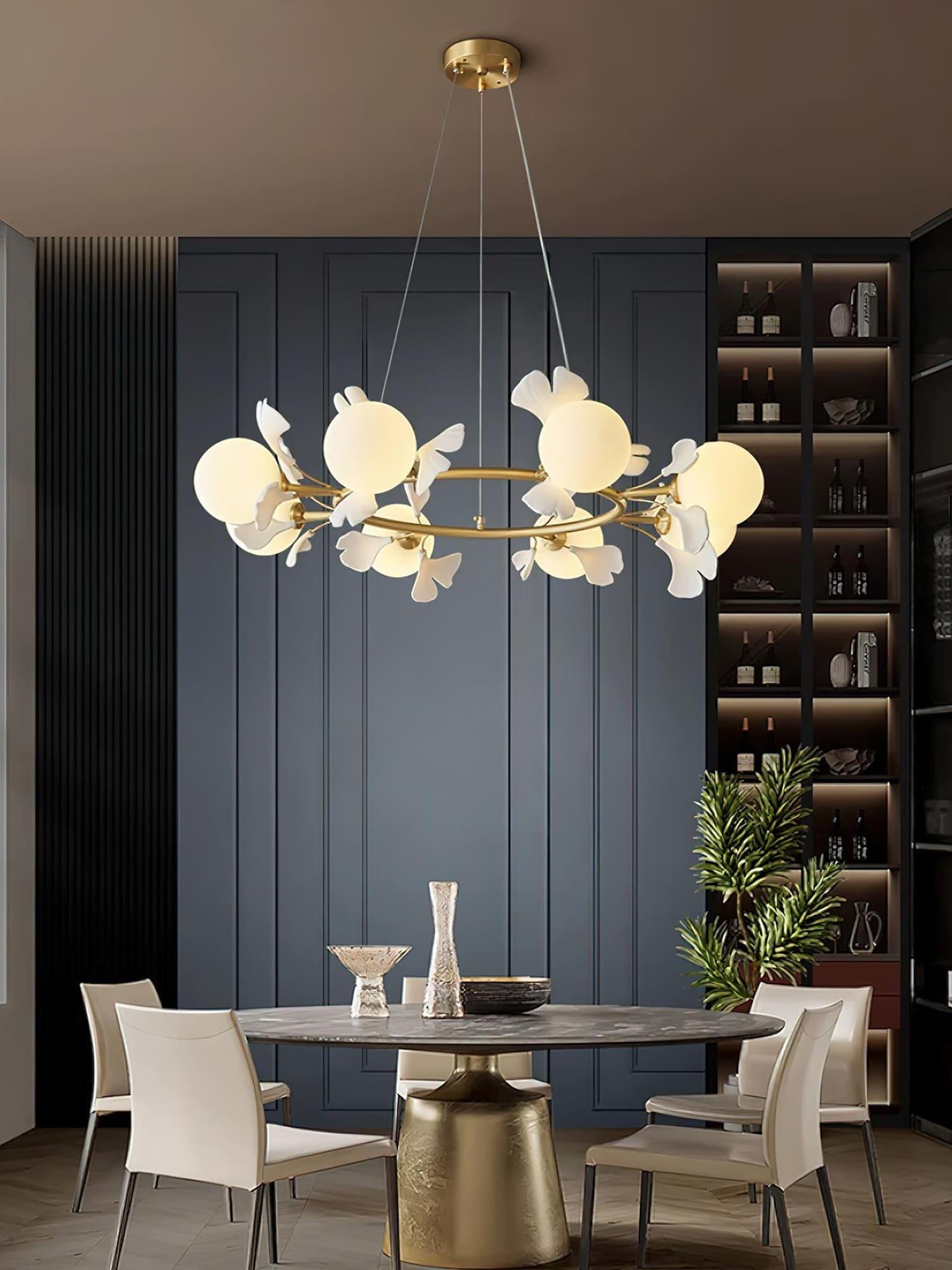 Rosalia Ginkgo Chandelier - Vinlighting