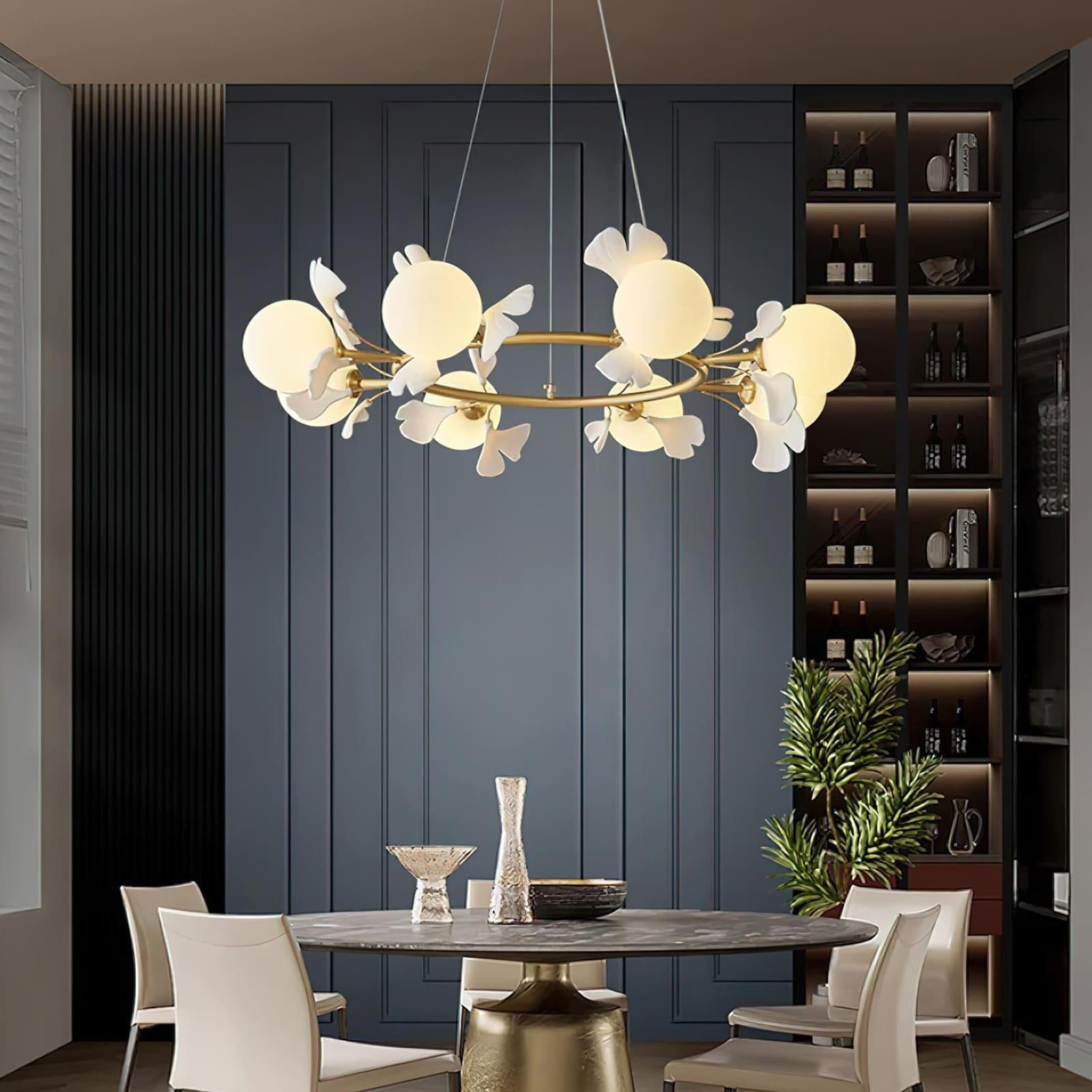 Rosalia Ginkgo Chandelier - Vinlighting