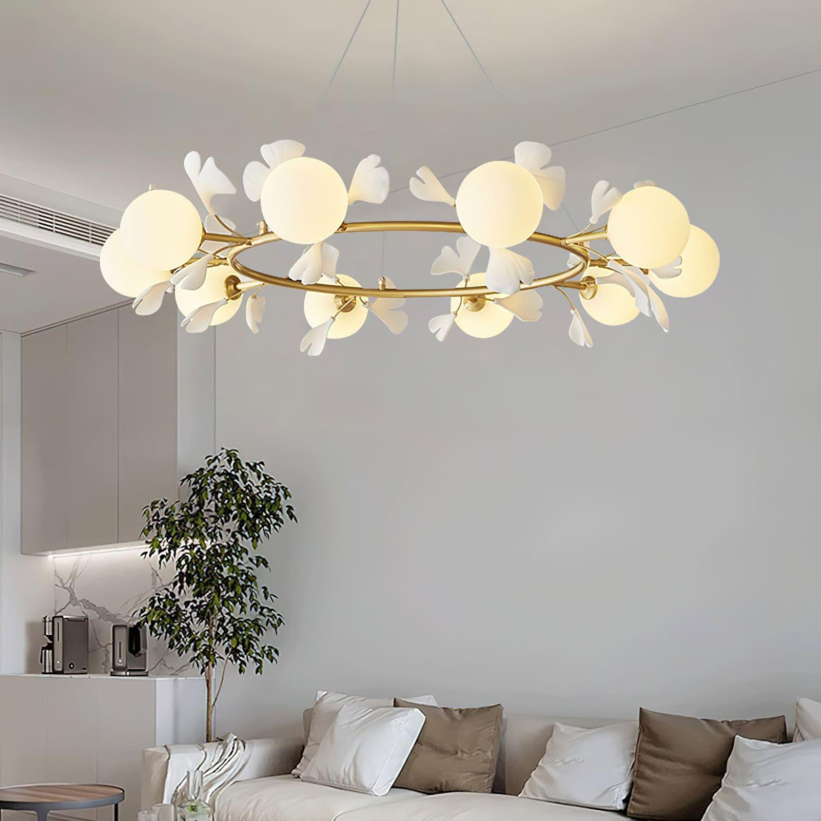 Rosalia Ginkgo Chandelier - Vinlighting