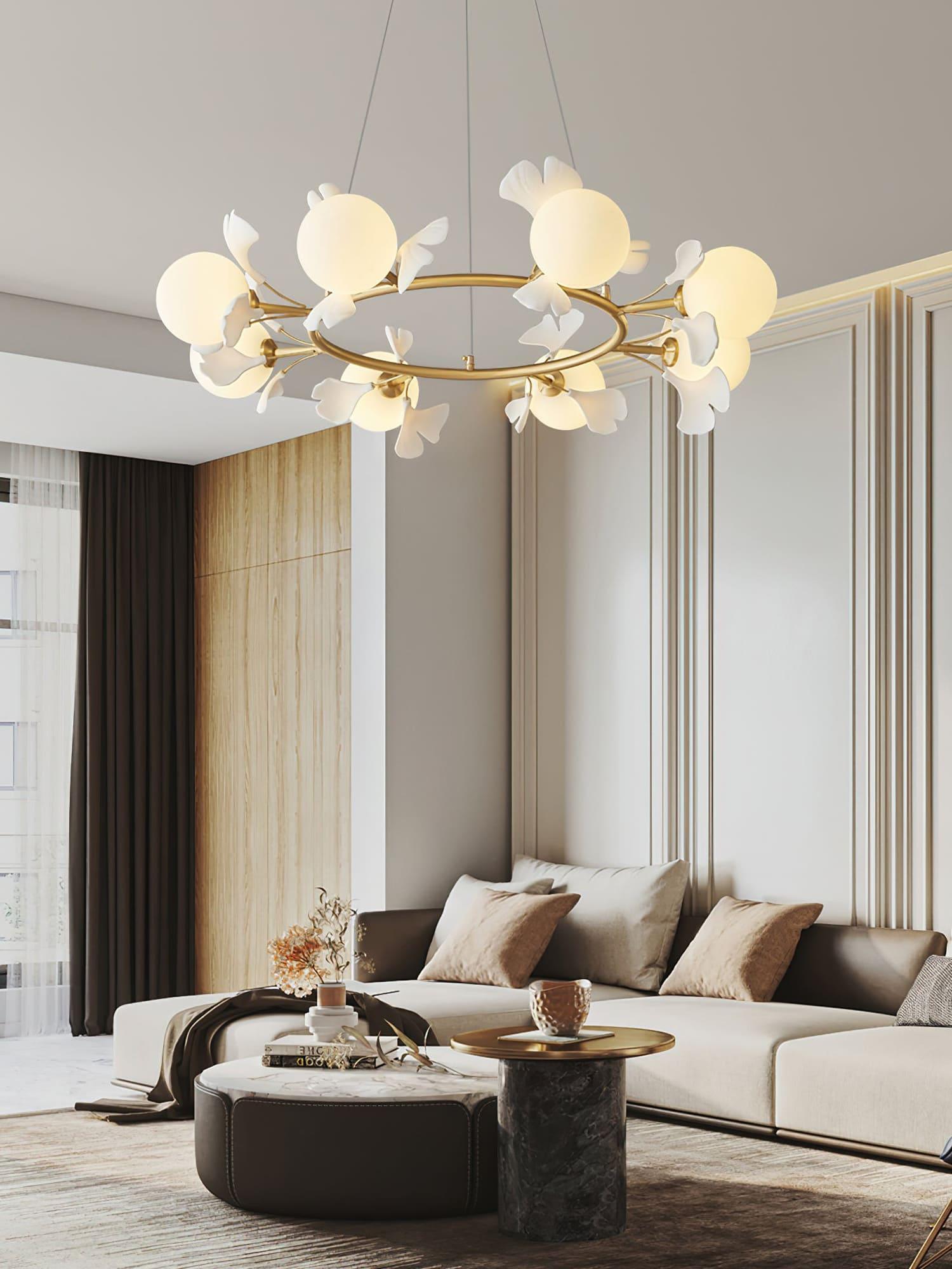 Rosalia Ginkgo Chandelier - Vinlighting