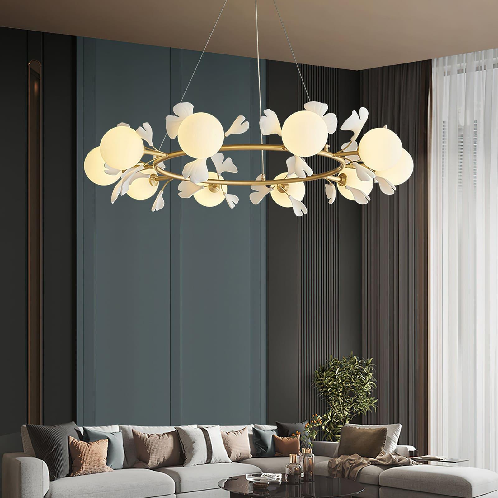 Rosalia Ginkgo Chandelier - Vinlighting