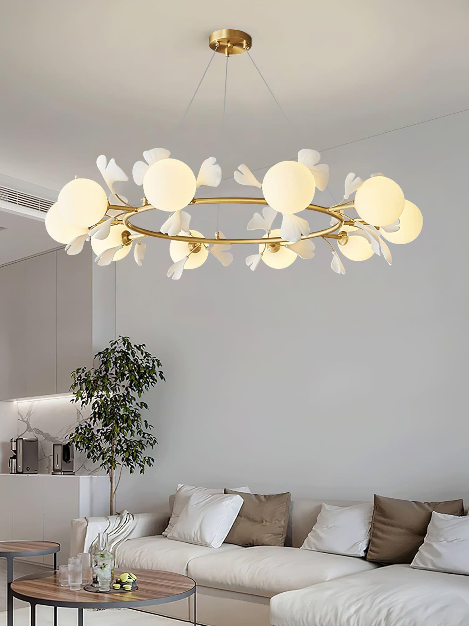 Rosalia Ginkgo Chandelier - Vinlighting