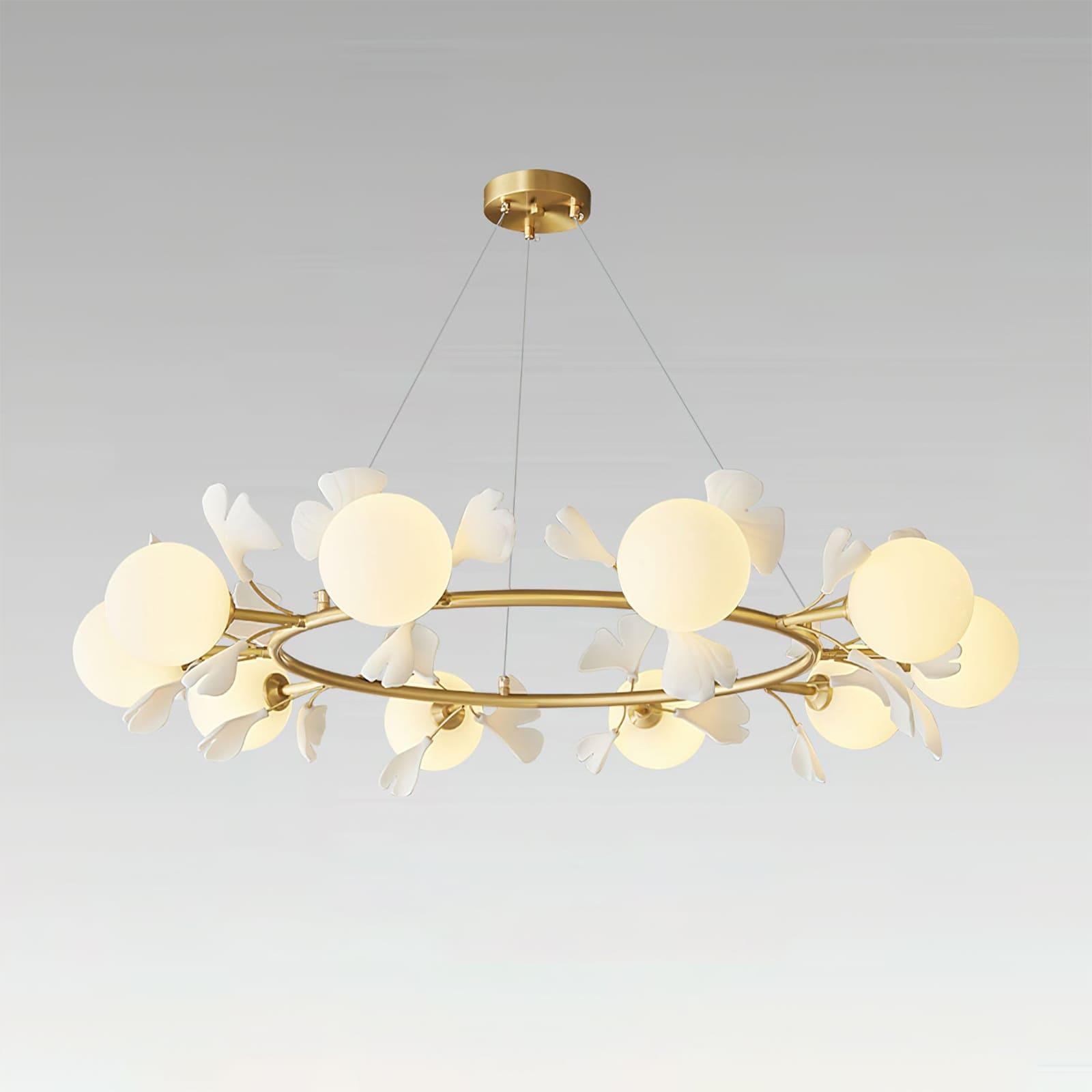 Rosalia Ginkgo Chandelier - Vinlighting