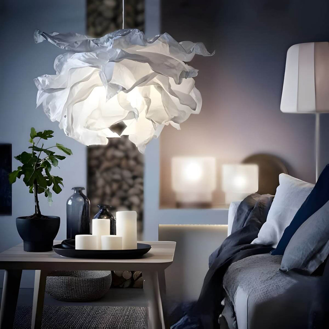 Roselle Pendant Lamp – Wabi-Sabi Light Luxury Paper Decor