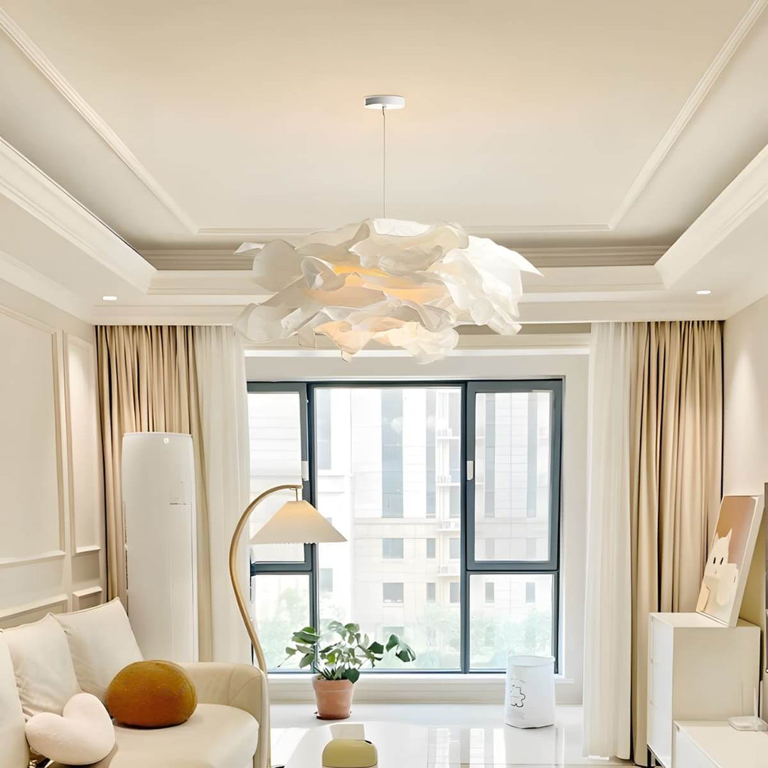 Roselle Pendant Lamp – Wabi-Sabi Light Luxury Paper Decor