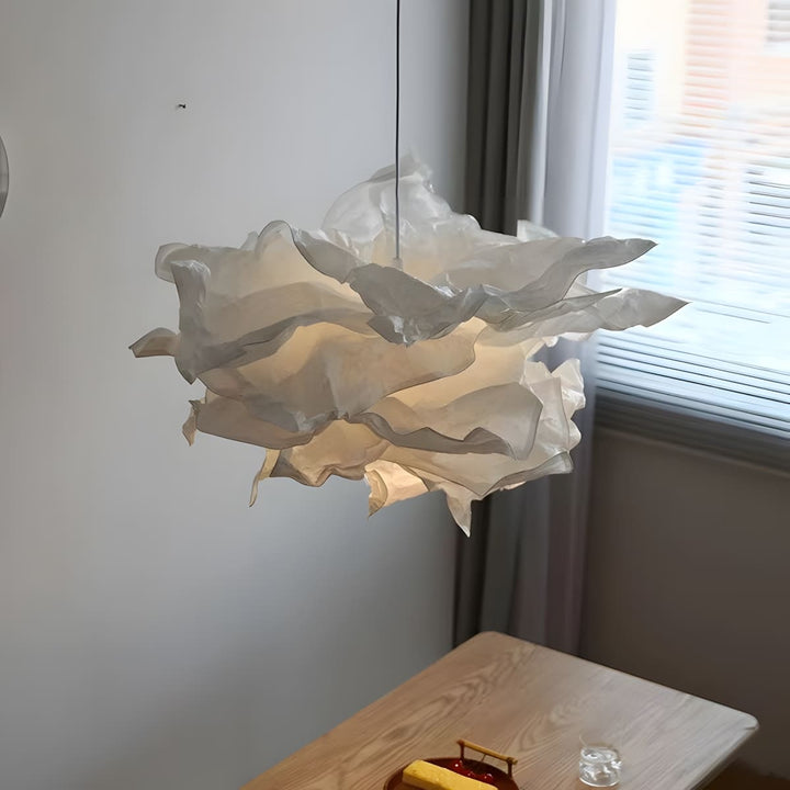 Roselle Pendant Lamp – Wabi-Sabi Light Luxury Paper Decor