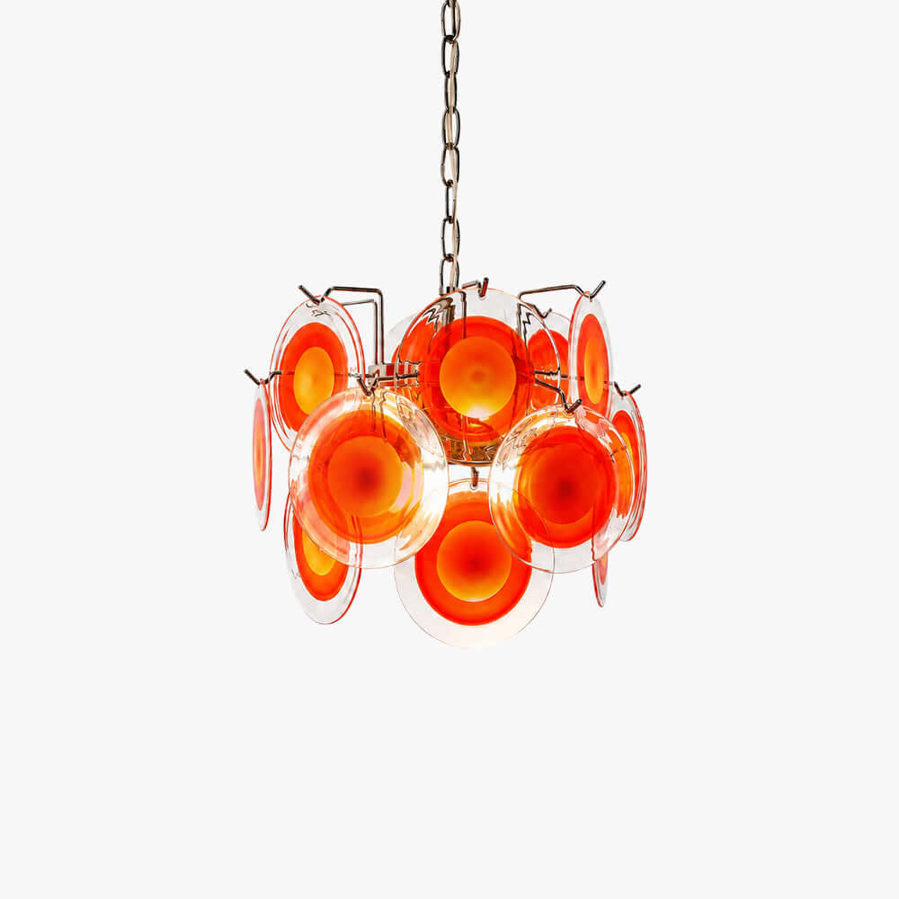 Rosvian Chandelier | Vintage Glass Light for Entryway and Foyer
