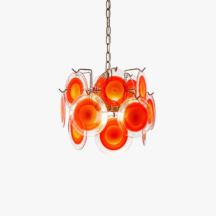 Rosvian Chandelier | Vintage Glass Light for Entryway and Foyer