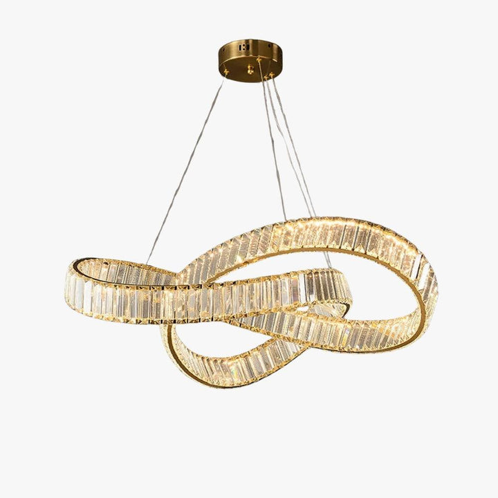 Round Crystal Hanging Chandelier – Modern Luxury with LED Lighting | Vinlighting | Vinlighting