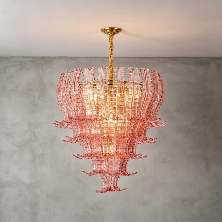 Rovella Chandelier | Murano Glass Light for Dining Room Foyer