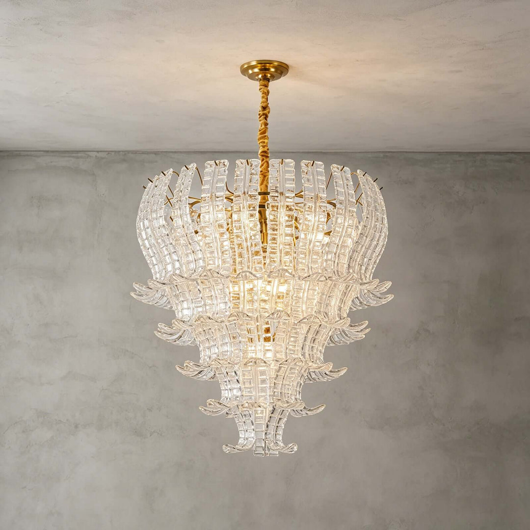 Rovella Chandelier | Murano Glass Light for Dining Room Foyer