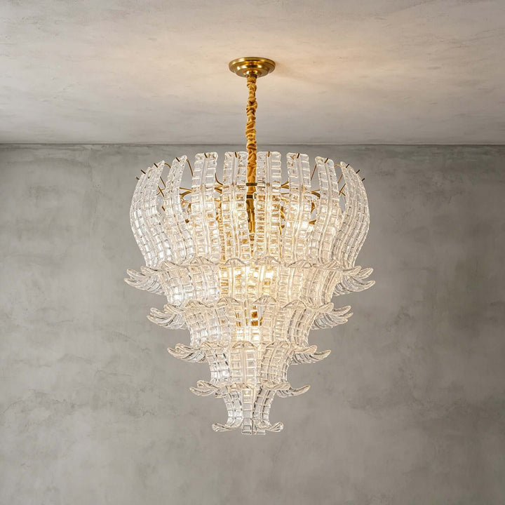 Rovella Chandelier | Murano Glass Light for Dining Room Foyer