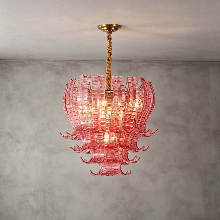 Rovella Chandelier | Murano Glass Light for Dining Room Foyer