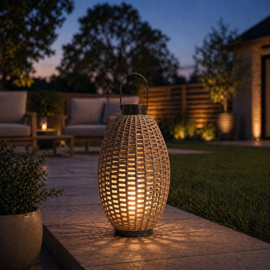 Roveni Outdoor Garden Lamp - Stylish Lantern Solar Light