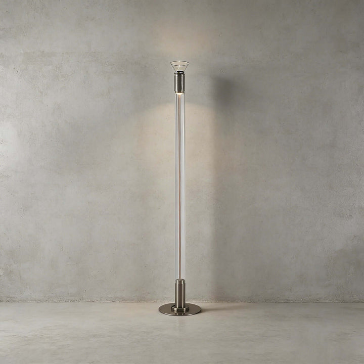 Rovyn Floor Lamp – Stylish Statement Living Room Glass Lamp