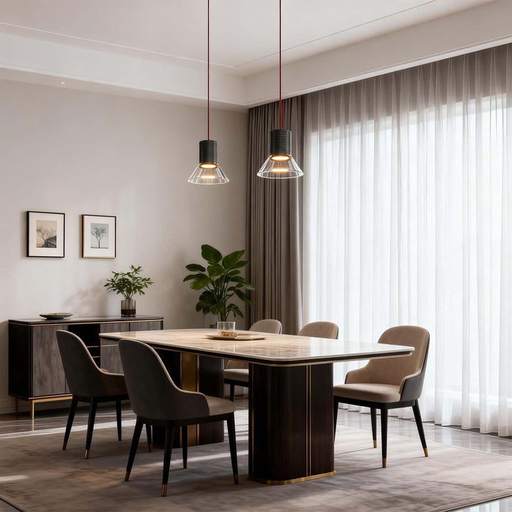 Rovyn Pendant Light – Stylish Statement Glass Bedside Light