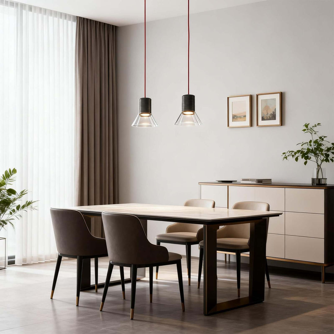 Rovyn Pendant Light – Stylish Statement Glass Bedside Light