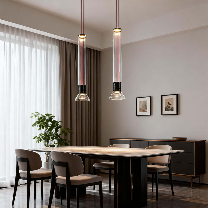 Rovyn Pendant Light – Stylish Statement Glass Bedside Light