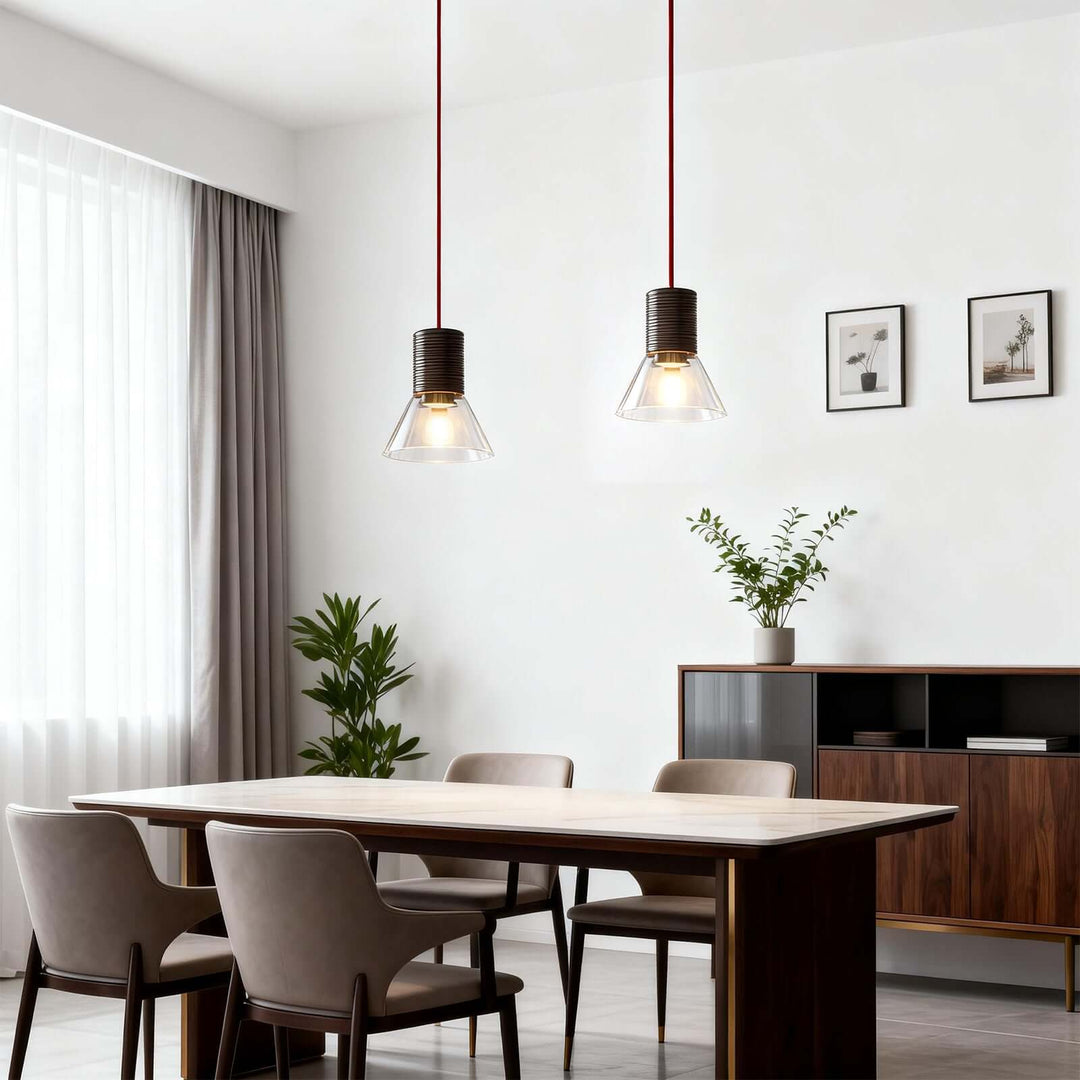 Rovyn Pendant Light – Stylish Statement Glass Bedside Light