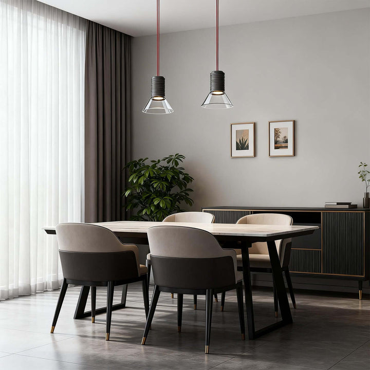 Rovyn Pendant Light – Stylish Statement Glass Bedside Light