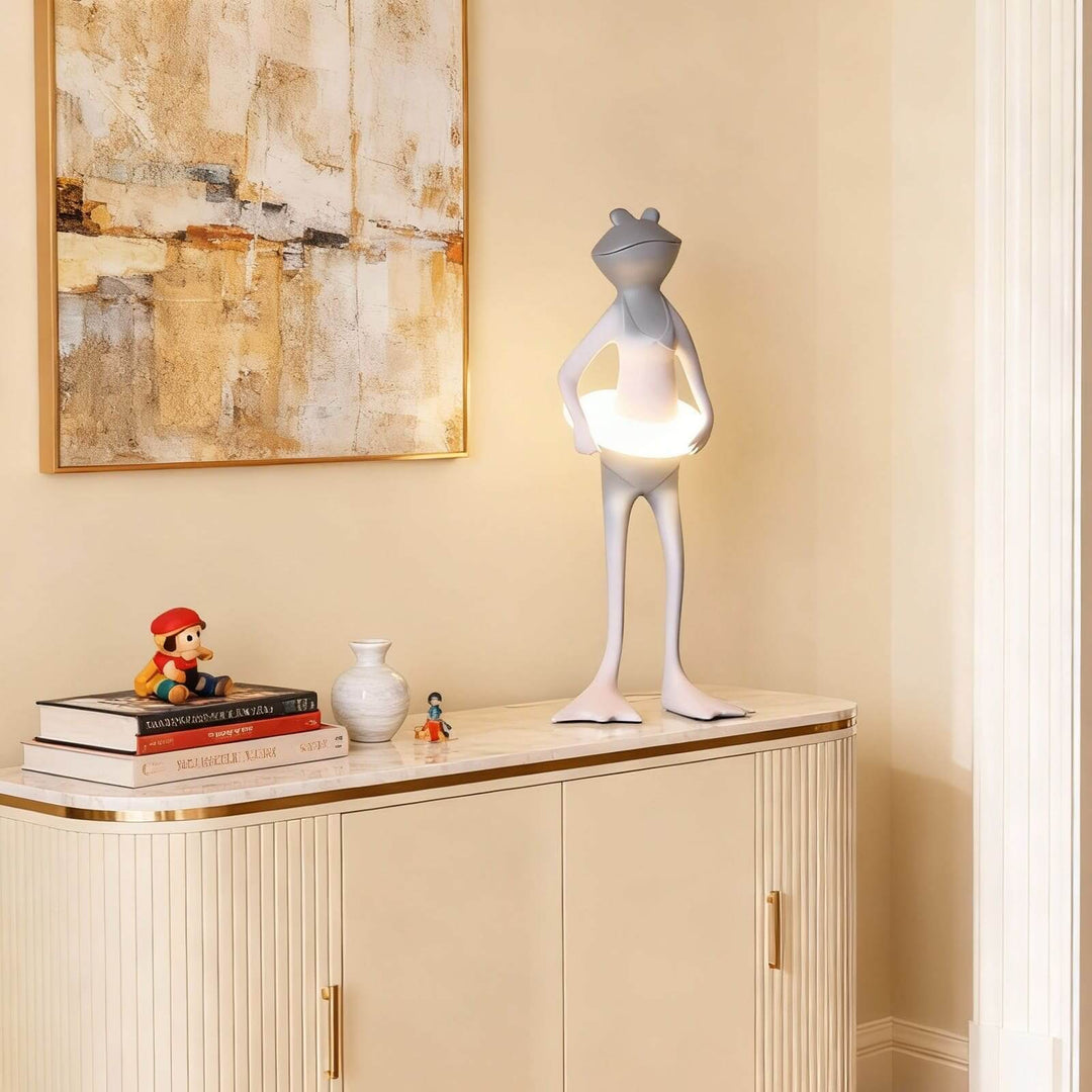 Rozulo Bed Side Lamp – Art Deco Sculptural Frog Light