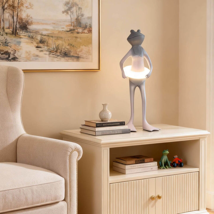 Rozulo Bed Side Lamp – Art Deco Sculptural Frog Light