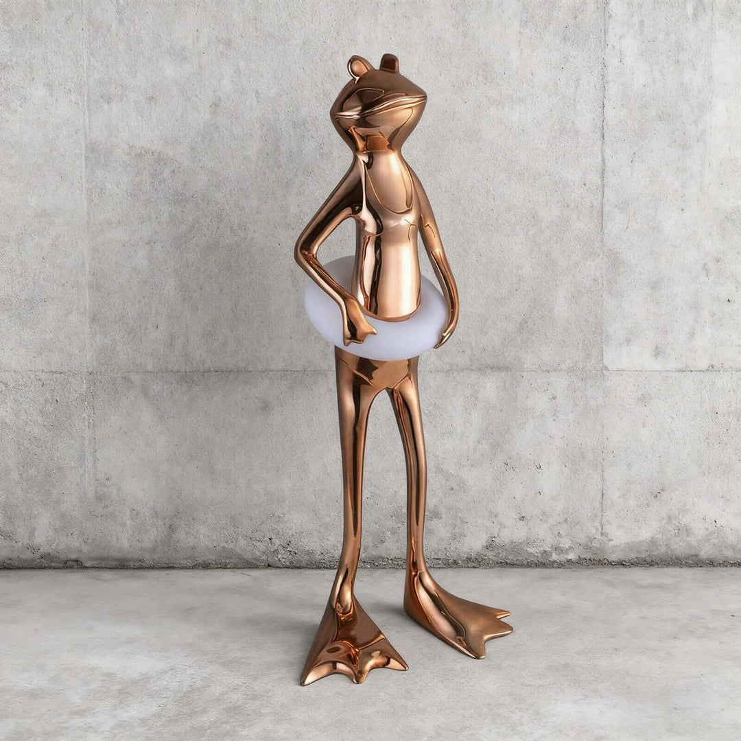Rozulo Bed Side Lamp – Art Deco Sculptural Frog Light