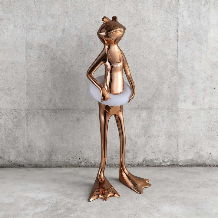 Rozulo Bed Side Lamp – Art Deco Sculptural Frog Light