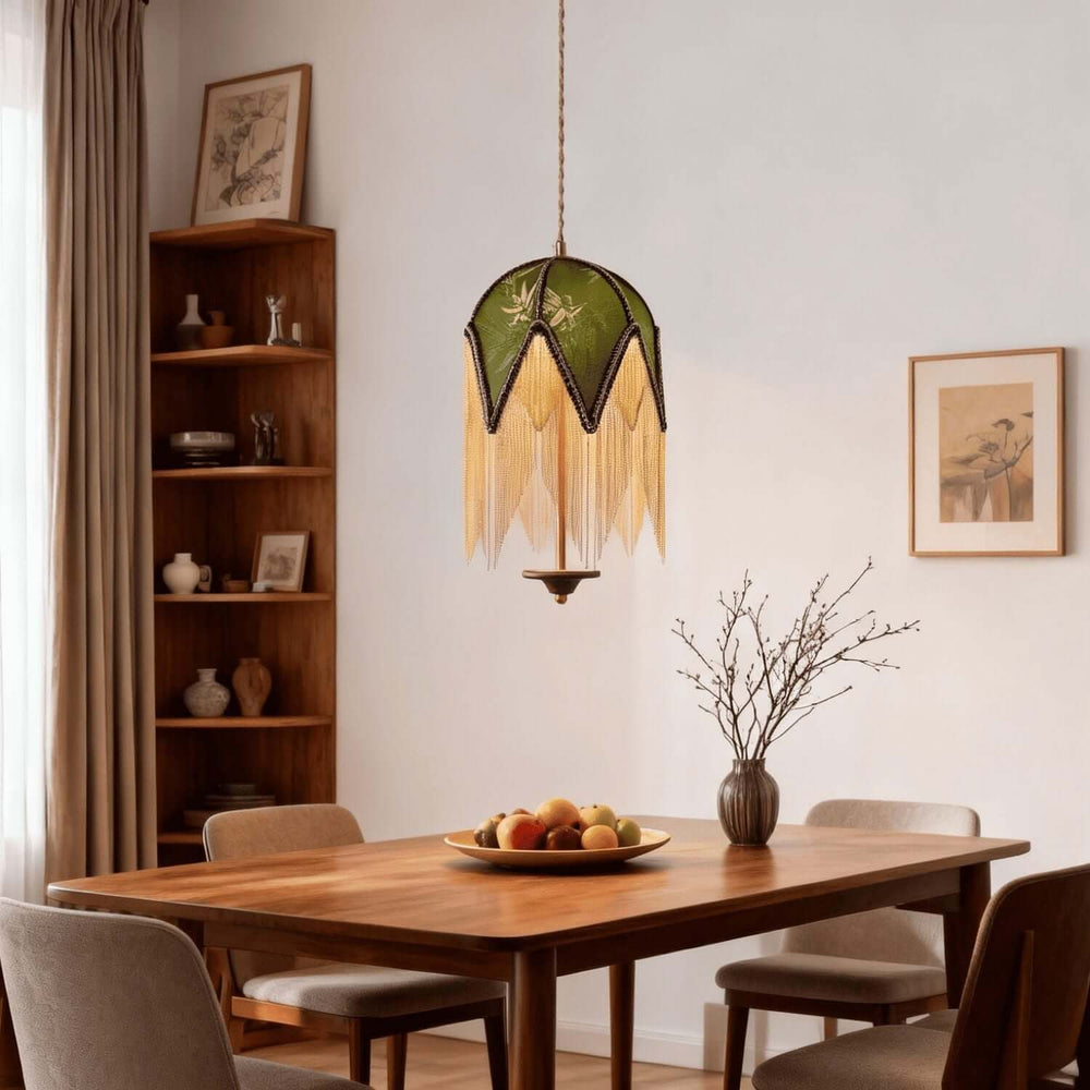 Rulami Pendant Light - French Retro Elegant Tassel Lamp