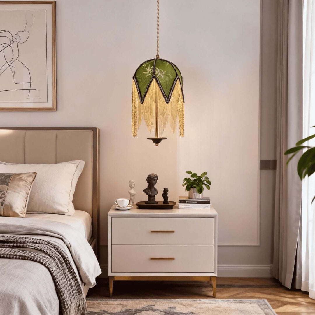 Rulami Pendant Light - French Retro Elegant Tassel Lamp