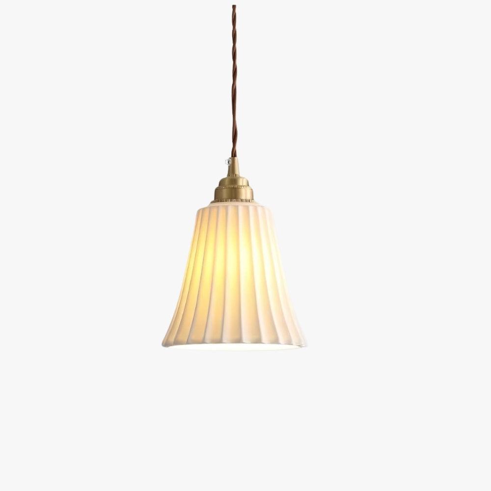 Rustic Ceramic Pendant Light - Hanging Lamp for Bathroom and Foyer | Vinlighting | Vinlighting