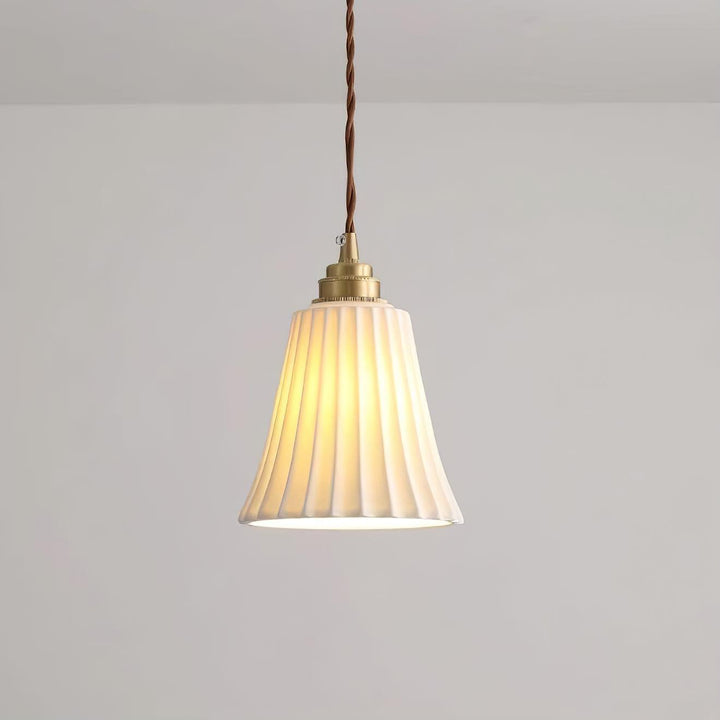 Rustic Ceramic Pendant Light - Hanging Lamp for Bathroom and Foyer | Vinlighting | Vinlighting