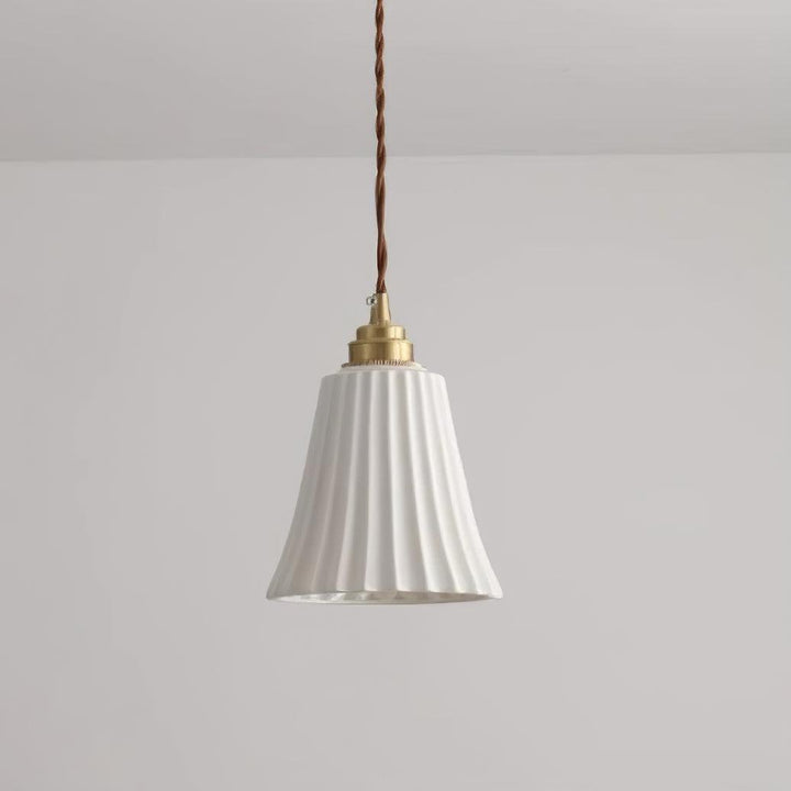 Rustic Ceramic Pendant Light - Hanging Lamp for Bathroom and Foyer | Vinlighting | Vinlighting