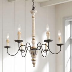 Rustic Candlestick Chandelier - Vinlighting