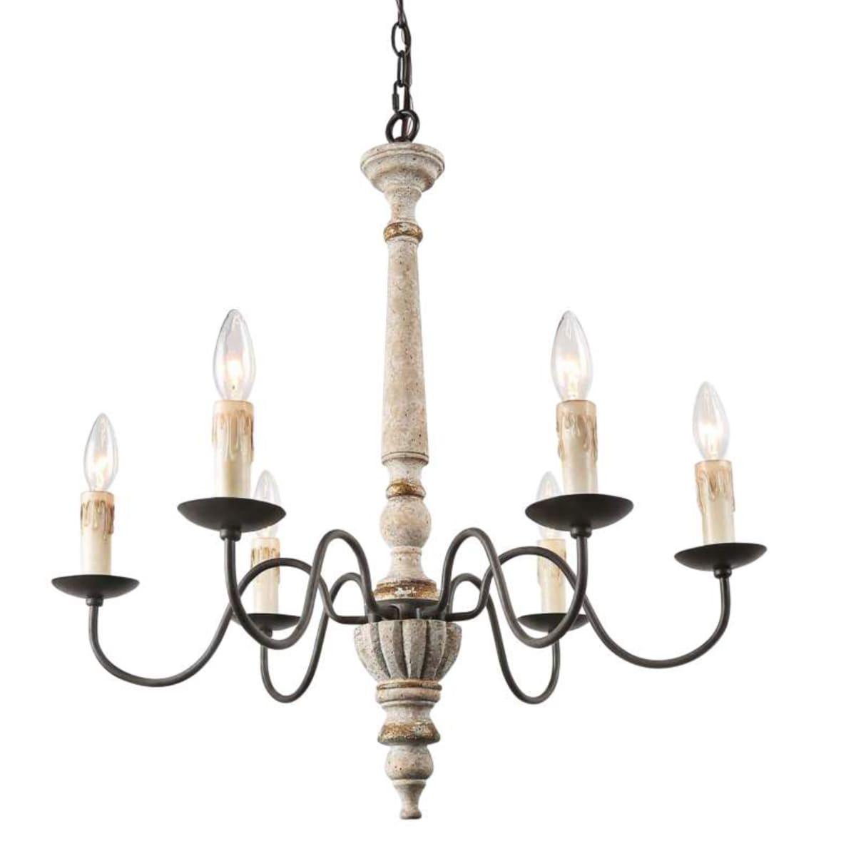 Rustic Candlestick Chandelier - Vinlighting