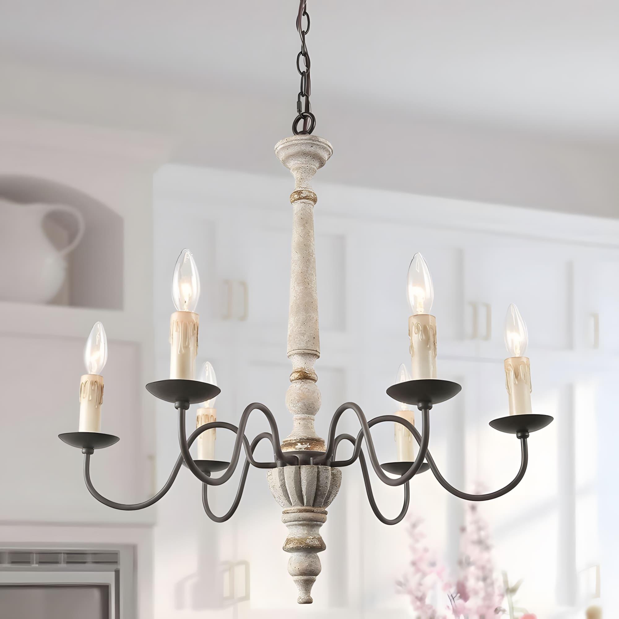 Rustic Candlestick Chandelier - Vinlighting