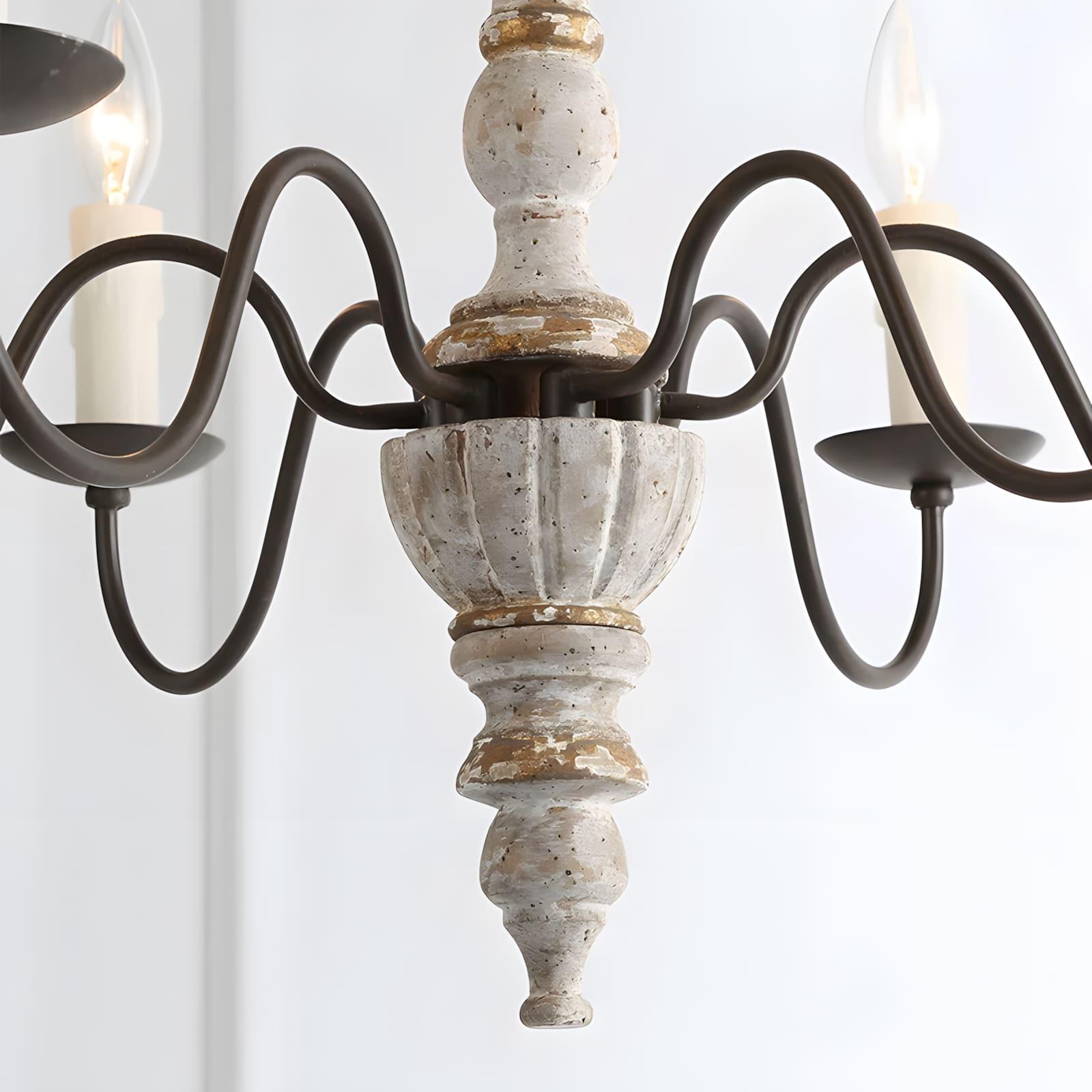 Rustic Candlestick Chandelier - Vinlighting