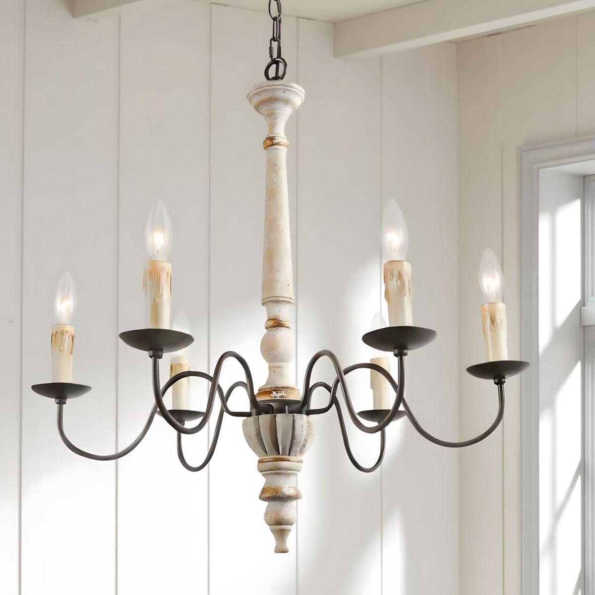 Rustic Candlestick Chandelier - Vinlighting