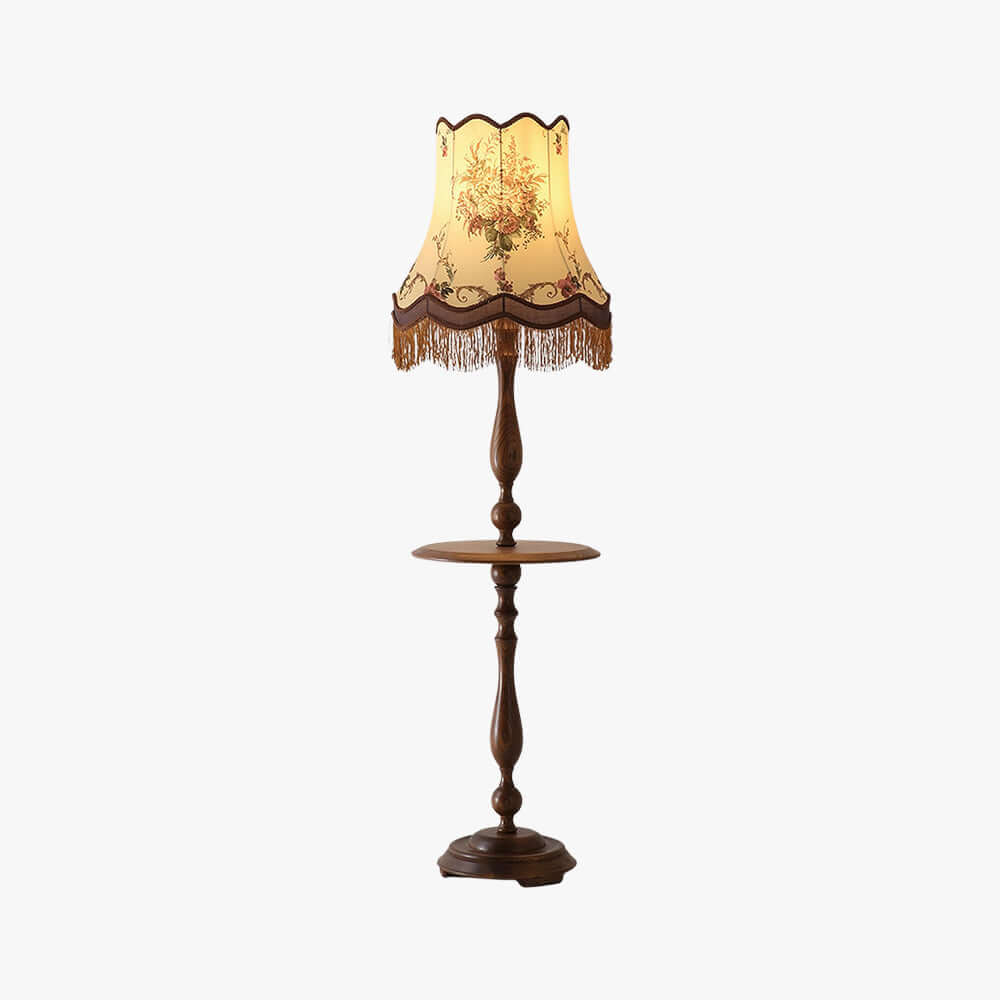 Ruvilo Tassel Floor Lamp – European Vintage Fabric Lamp