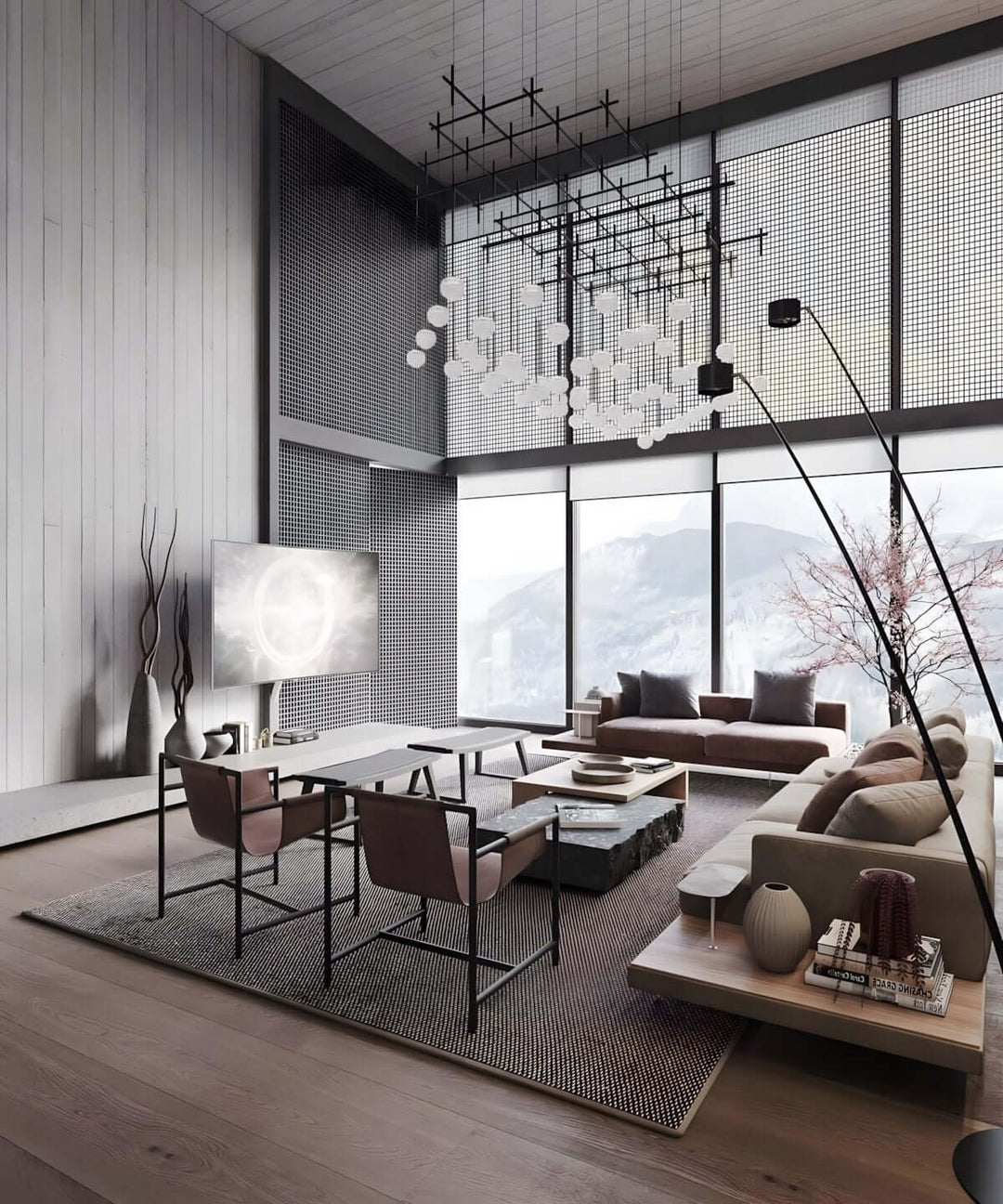 Rymuvo Floor Lamp – Postmodern Minimalist Long Pole Light