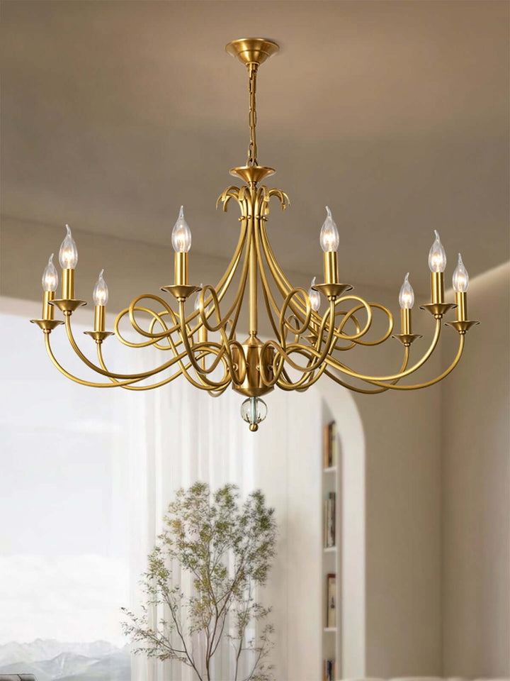 Rynix Chandelier – Luxurious American Living Room Lighting