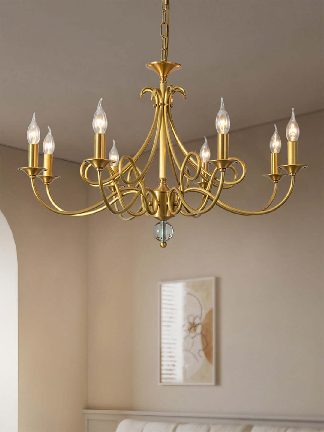Rynix Chandelier – Luxurious American Living Room Lighting