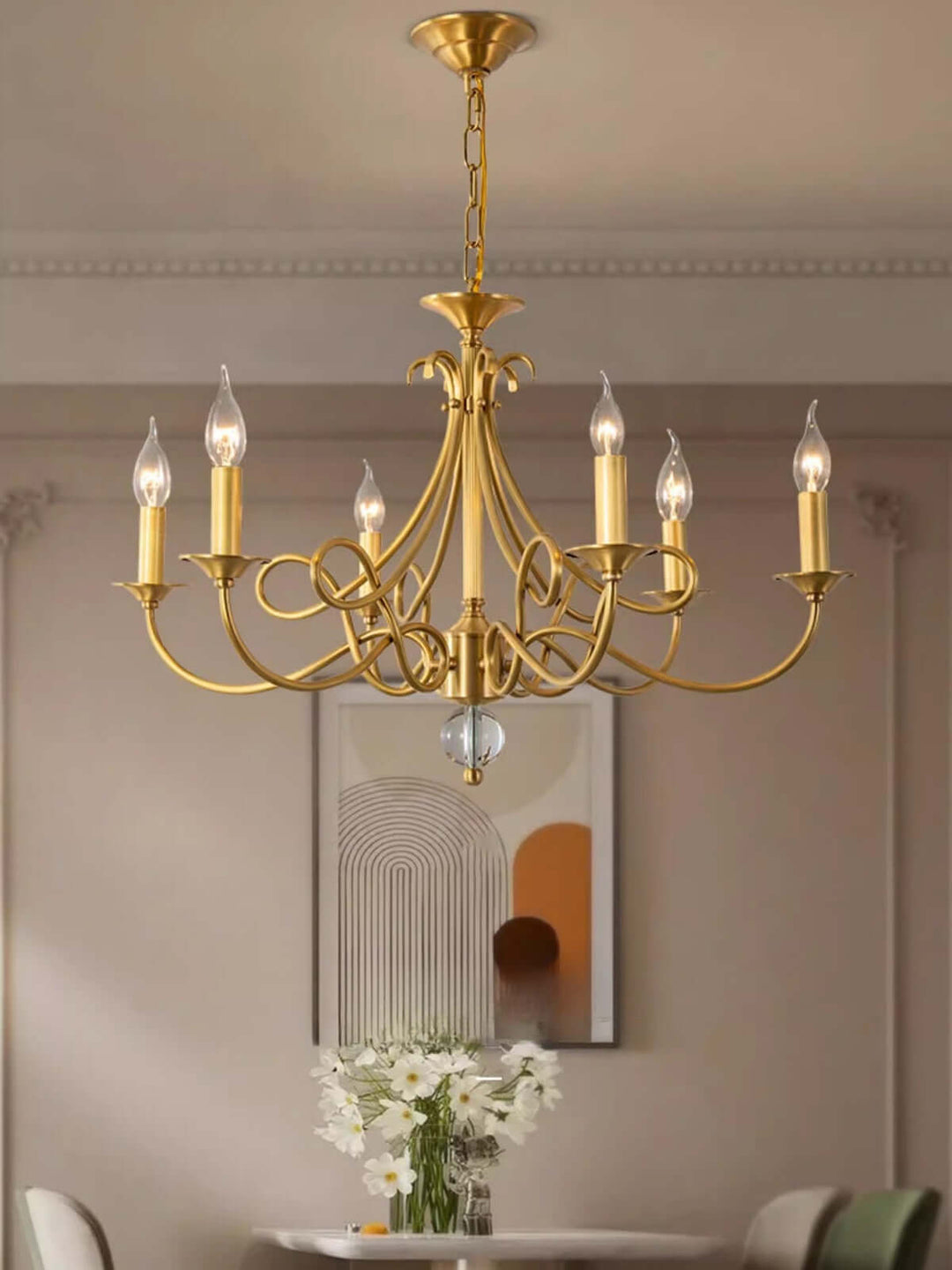 Rynix Chandelier – Luxurious American Living Room Lighting
