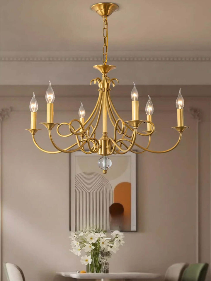 Rynix Chandelier – Luxurious American Living Room Lighting
