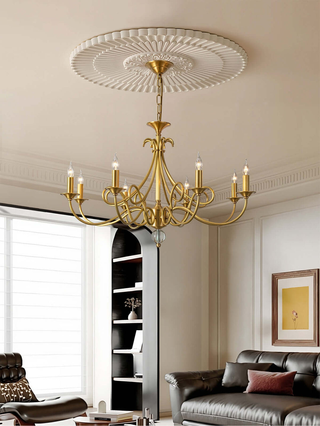 Rynix Chandelier – Luxurious American Living Room Lighting