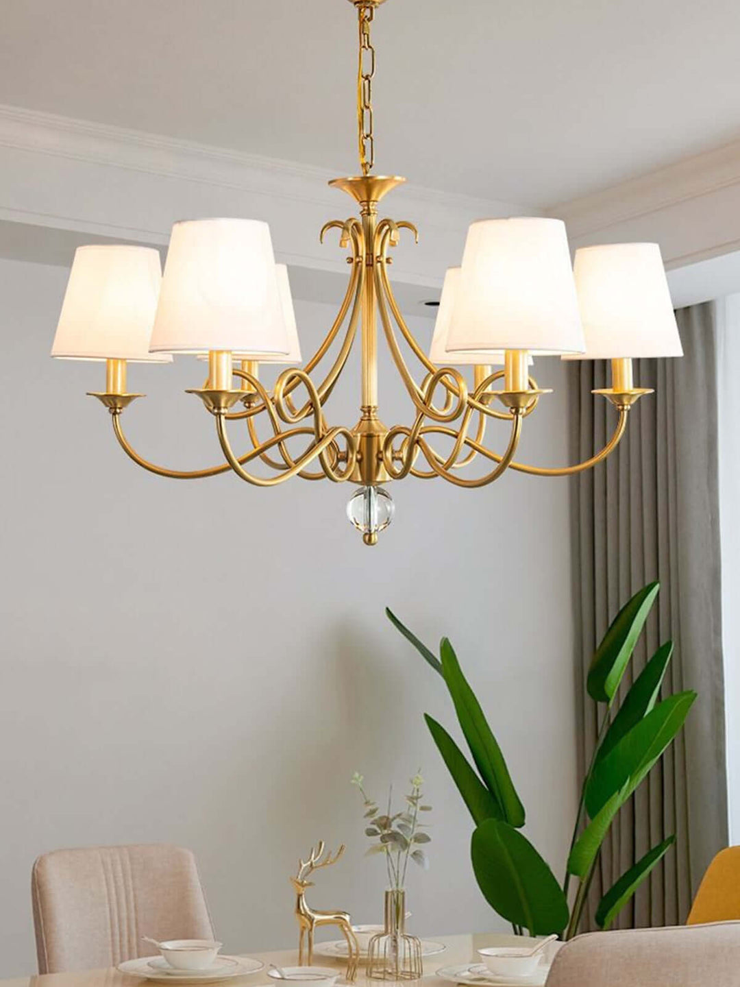 Rynix Chandelier – Luxurious American Living Room Lighting